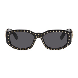 베르사체 Versace Black Studded Medusa Biggie Sunglasses 241404F005102