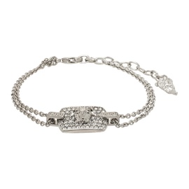 베르사체 Versace Silver Medusa Tag Bracelet 241404F020003