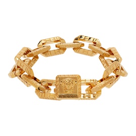 베르사체 Versace Gold Greca Quilting Bracelet 241404F020005