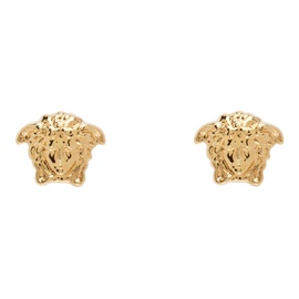 베르사체 Versace Gold Small Medusa Stud Earrings 241404F022007