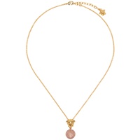 베르사체 Versace Gold Medusa Crystal Ball Necklace 241404F023006