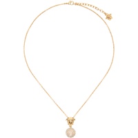 베르사체 Versace Gold Medusa Crystal Ball Necklace 241404F023007