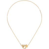 베르사체 Versace Gold Medusa Necklace 241404F023012