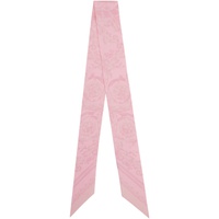 베르사체 Versace Pink Barocco Scarf 241404F029006