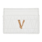 베르사체 Versace White Virtus Card Holder 24...