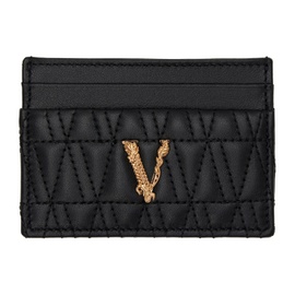 베르사체 Versace Black Virtus Card Holder 241404F037004