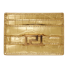 베르사체 Versace Gold Greca Goddess Card Holder 241404F037006