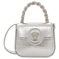 베르사체 Versace Silver Mini La Medusa Bag 241404F046008
