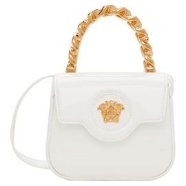 베르사체 Versace White Mini La Medusa Bag 241404F046010
