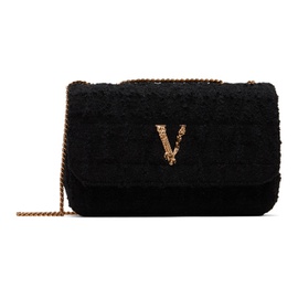 베르사체 Versace Black Logo Bag 241404F048006
