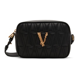 베르사체 Versace Black Vitrus Crossbody Bag 241404F048018