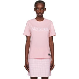 베르사체 Versace Pink 1978 RE-에디트 EDITION T-Shirt 241404F110001