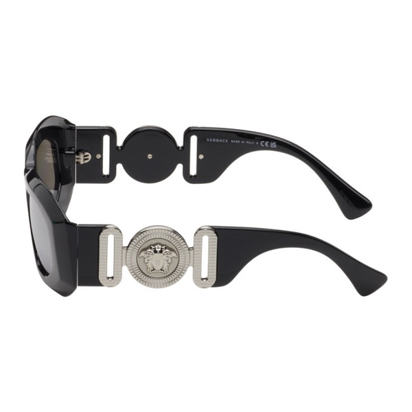 베르사체 베르사체 Versace Black Maxi Medusa Biggie Sunglasses 241404M134001