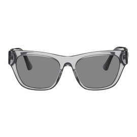 베르사체 Versace Gray Medusa Sunglasses 241404M134012