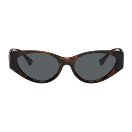베르사체 Versace Brown Medusa Legend Cat-Eye Sunglasses 241404M134021