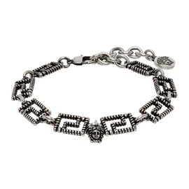 베르사체 Versace Silver Greca Bracelet 241404M142024