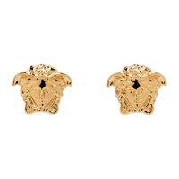 베르사체 Versace Gold Medusa Head Earrings 241404M144002