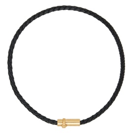 베르사체 Versace Black Braided Necklace 241404M145011