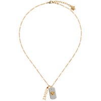 베르사체 Versace Gold & Silver Medusa Logo Necklace 241404M145018