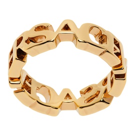 베르사체 Versace Gold Logo Ring 241404M147028