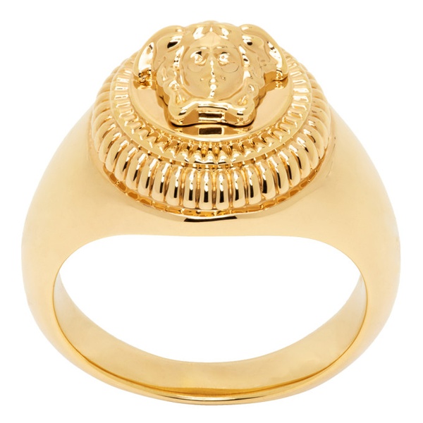 베르사체 베르사체 Versace Gold Medusa Biggie Ring 241404M147031