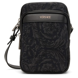 베르사체 Versace Black Barocco Athena Bag 241404M170001