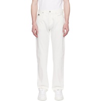 베르사체 Versace White Slim-Fit Jeans 241404M186010