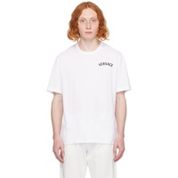White 베르사체 Versace Milano T-Shirt 241404M213013
