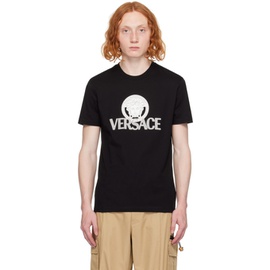 베르사체 Versace Black Medusa T-Shirt 241404M213018