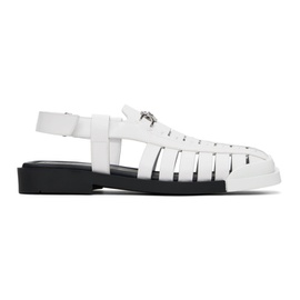 베르사체 Versace White Medusa 95 Sandals 241404M234011