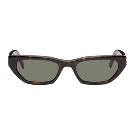 생로랑 Saint Laurent Tortoiseshell SL M126 Sunglasses 241418F005000