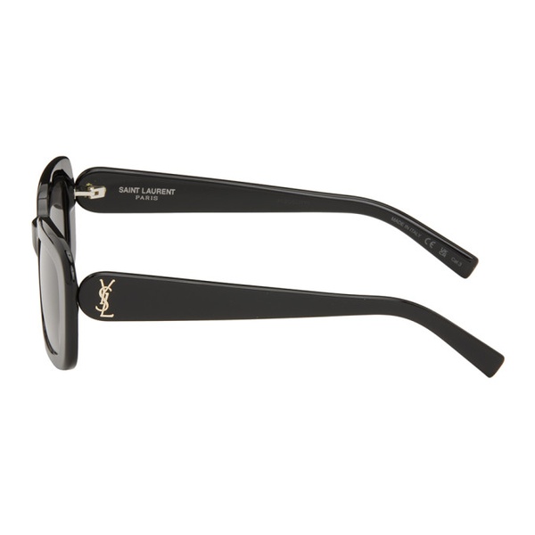 생로랑 생로랑 Saint Laurent Black SL M130 Sunglasses 241418F005008