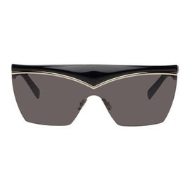 생로랑 Saint Laurent Black SL 614 Mask Sunglasses 241418M134039