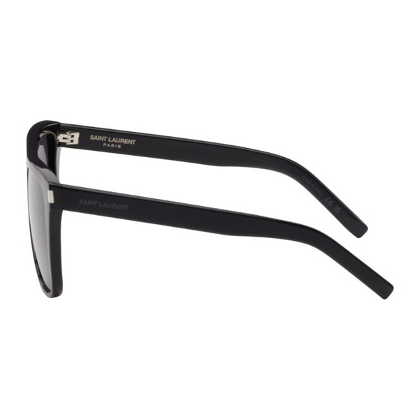 생로랑 생로랑 Saint Laurent Black New Wave SL 1 Sunglasses 241418M134052