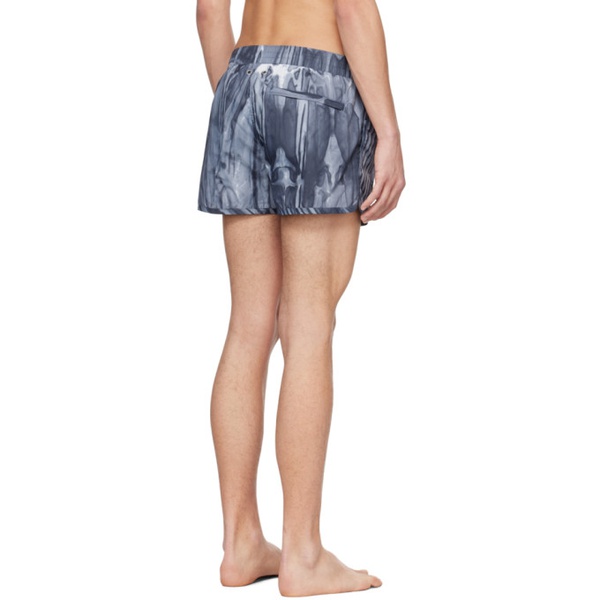 CDLP Gray Printed Swim Shorts 241425M208003