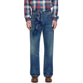 RRL Indigo Five-Pocket Jeans 241435M186014