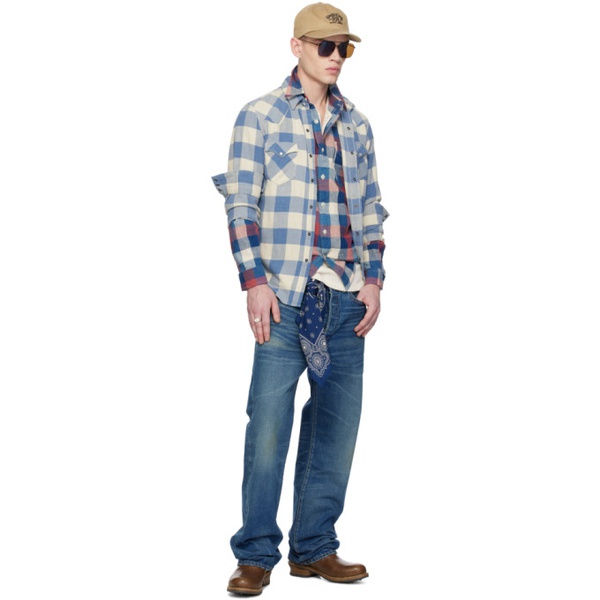  RRL Indigo Five-Pocket Jeans 241435M186014