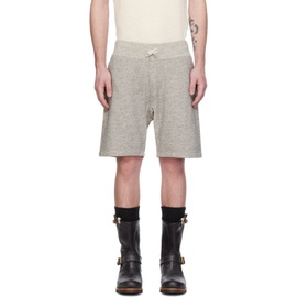 RRL Gray Garment-Dyed Shorts 241435M193005