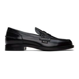 MSGM Black Classic Loafers 241443F121000