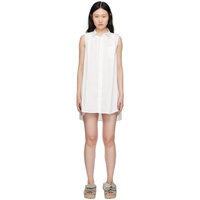 사카이 Sacai 오프화이트 Off-White Buttoned Minidress 241445F052018