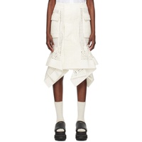 사카이 Sacai 오프화이트 Off-White Handkerchief Midi Skirt 241445F092012