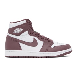 나이키 조던 Nike Jordan Purple & White Air Jordan 1 Sneakers 241445F127004