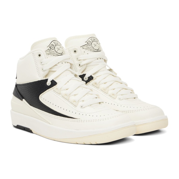 나이키 나이키 조던 Nike Jordan 오프화이트 Off-White & Black Air Jordan 2 R에트로 ETRO Sneakers 241445F127014