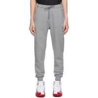 나이키 조던 Nike Jordan Gray Embroidered Sweatpants 241445M190000