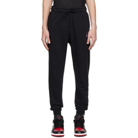 나이키 조던 Nike Jordan Black Embroidered Sweatpants 241445M190001