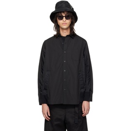 사카이 Sacai Black Paneled Shirt 241445M192008