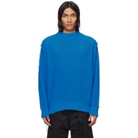 사카이 Sacai Blue Loose Thread Sweater 241445M201010
