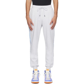 나이키 조던 Nike Jordan Gray Embroidered Sweatpants 241445M202013