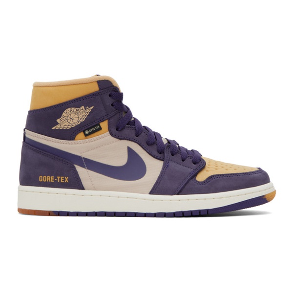 나이키 나이키 조던 Nike Jordan Purple & Yellow Air Jordan 1 High Element Sneakers 241445M236015