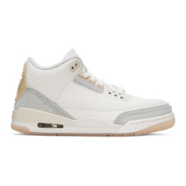 나이키 조던 Nike Jordan White Air Jordan 3 R에트로 ETRO Craft Sneakers 241445M236026